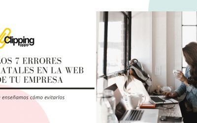 Los 7 errores fatales en la web de tu empresa