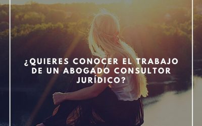 ¿Quieres conocer el trabajo de un abogado consultor jurídico?