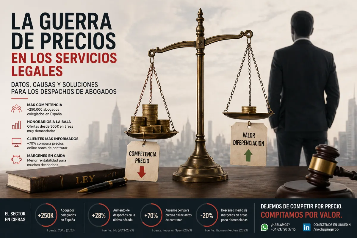 Guerra de precios en la abogacía española