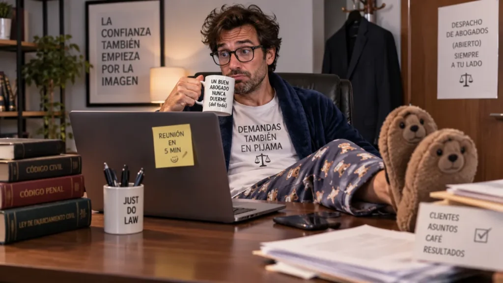 abogado en pijama